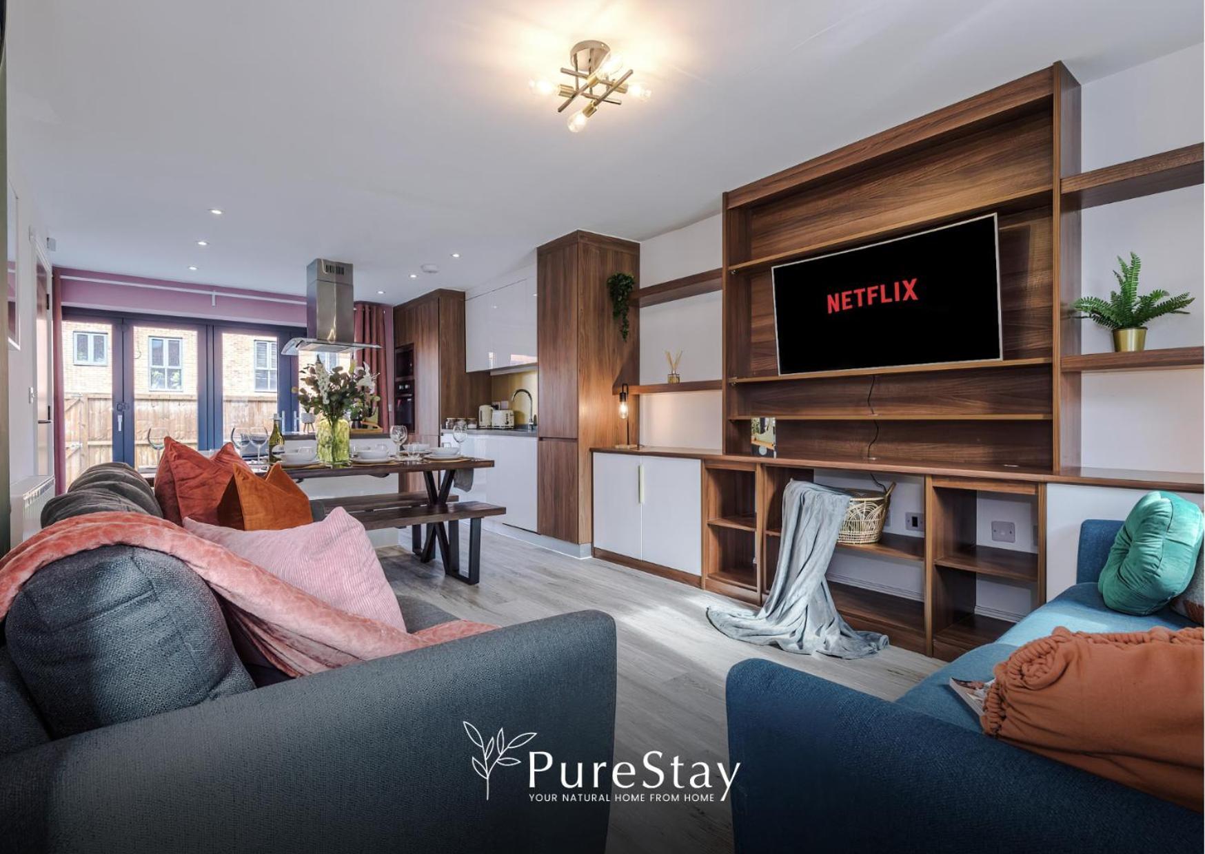 Stunning Five Bedroom Manchester House With Free Parking By Purestay Short Lets & Serviced Accommodation 외부 사진